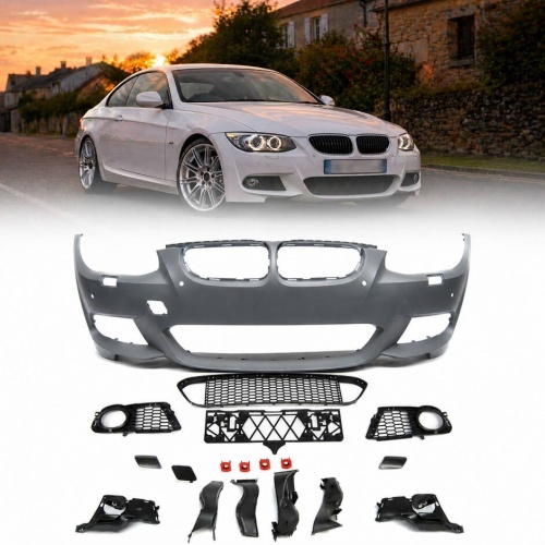 Pare choc avant BMW Serie 3 E92 E93 LCI 10-14 - look M - PDC