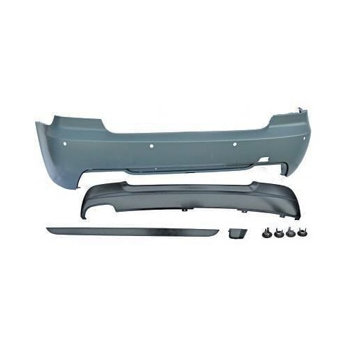 Pare choc arriere BMW Serie 3 E92 E93 06-10 look M - PDC