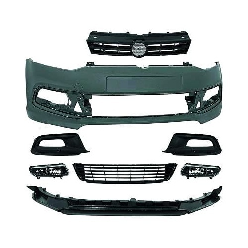 Pare choc avant VW Polo 6R 6C 09-17 - look R