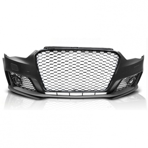 Pare choc avant AUDI A3 8V 12-16 - Look RS3 - Noir AB
