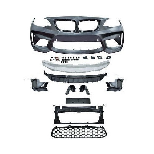 Pare choc avant BMW Serie 2 F22 2013-2017 sans lave - look M2 - PDC