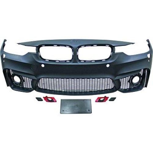 Pare choc avant BMW Serie 3 F30 11-15 look M3 - PDC - sans ab