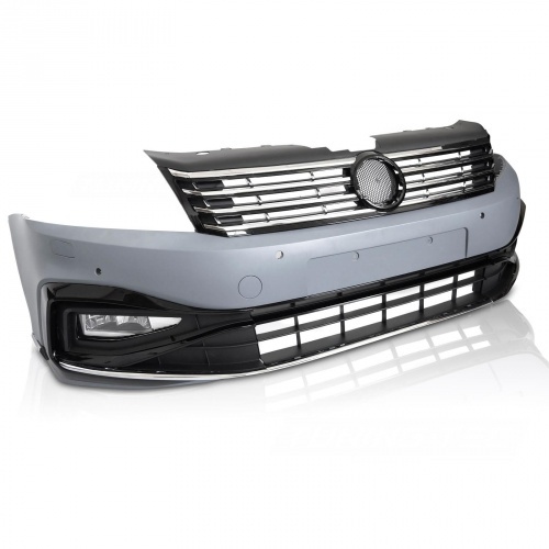 Pare choc avant look R avec PDC pour Volkswagen Passat B7 10-14