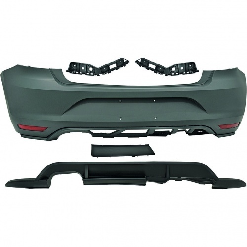 Pare choc arriere VW Polo 6C 14-17 - look GTI