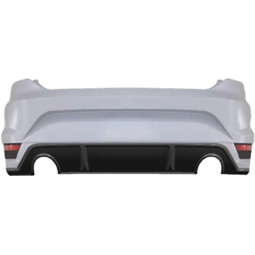 Pare choc arriere SEAT LEON 3 5F - 12-20 - look cupra