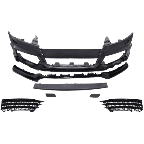 Pare choc avant AUDI TT 8J 06-14 - Look TTRS - Lame Noir