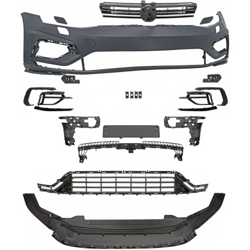 Pare choc avant VW Golf 7 (VII) - phase 1 - 12-17 look R 7.5