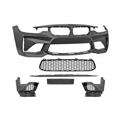Pare choc avant BMW Serie 3 F30 look M2 11-18 - sans lave phare