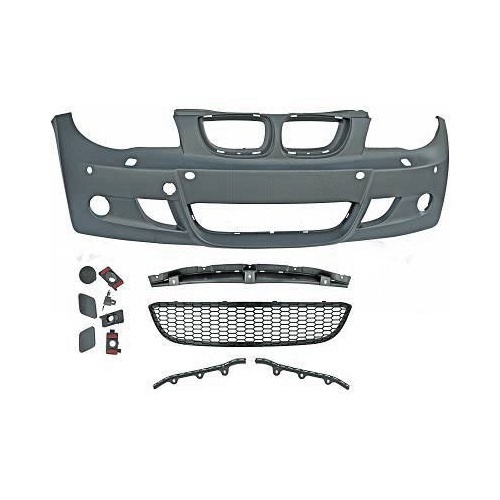 Pare choc avant BMW Serie 1 E87 04-11 look PACK M - PDC