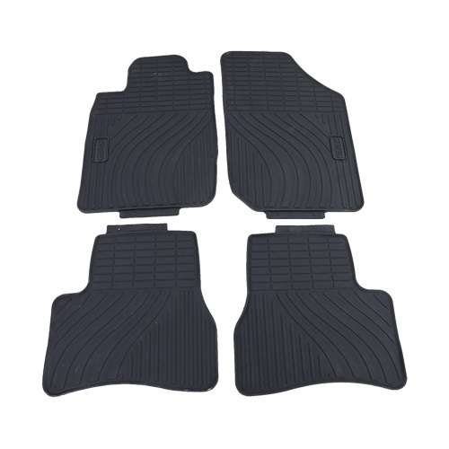 Lot de 4 tapis de sol caoutchouc pour Peugeot 206 00-09