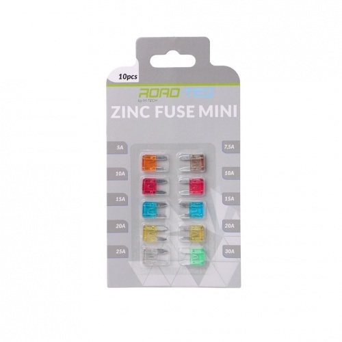 Fusibles Mini - lot de 10 pieces (5A, 7,5A, 10A, 15A, 20A, 25A, 30A)