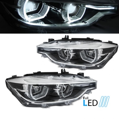 2 Phares BMW Serie 3 F30 F31 - fullLED 3D - 11-15