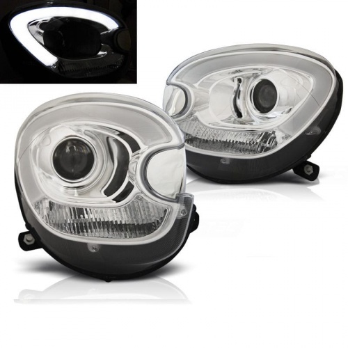 2 Phares avant Mini Countryman R60 R61 LED 10-17 - Chrome