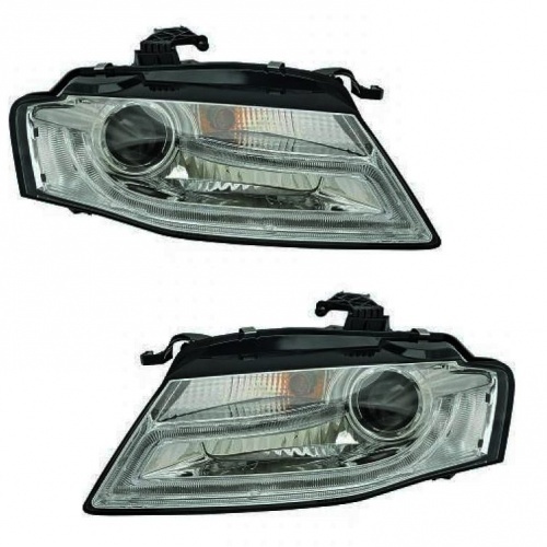 2 Phares avant AUDI A4 (B8) 07-11 - LTI - Chrome