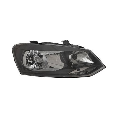 Phare avant droit passager VW Polo 6R 09-14 - H4 - Noir