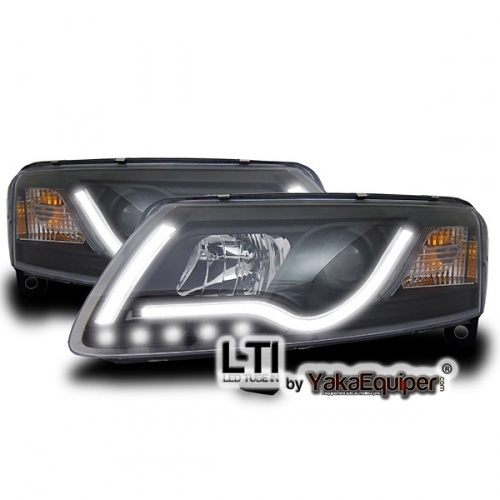 2 Phares avant AUDI A6 (4F) Xenon - LTI - Noir