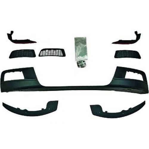 Rajout spoiler lame pare choc upgrade BMW Serie 1 F20 F21 10-14 look Mperf