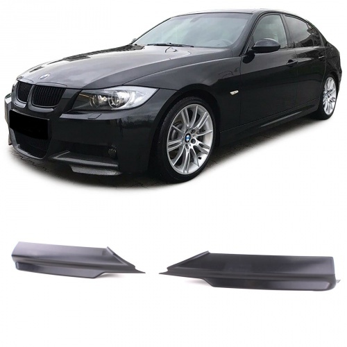 2 Splitters pour pare choc M - BMW Serie 3 E90 E91 05-08  - noir