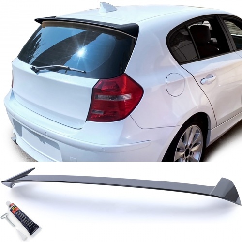 Becquet spoiler de toit - BMW Serie 1 E81 E87 - noir brillant