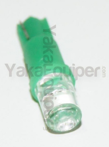 Ampoule T5 LED - Culot W1.2W - Vert