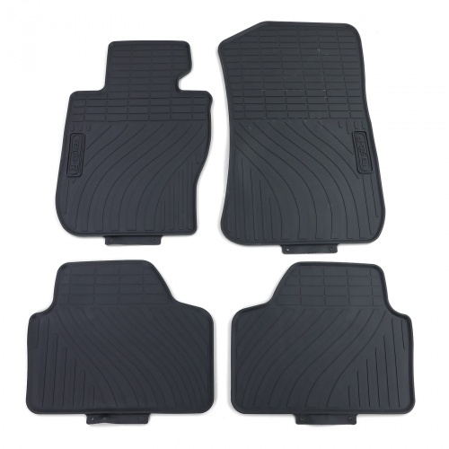 Lot de 4 tapis de sol caoutchouc pour BMW serie 1 E87 X1 E84