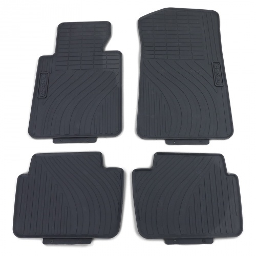Lot de 4 tapis de sol caoutchouc pour BMW E46 berline touring 98-05