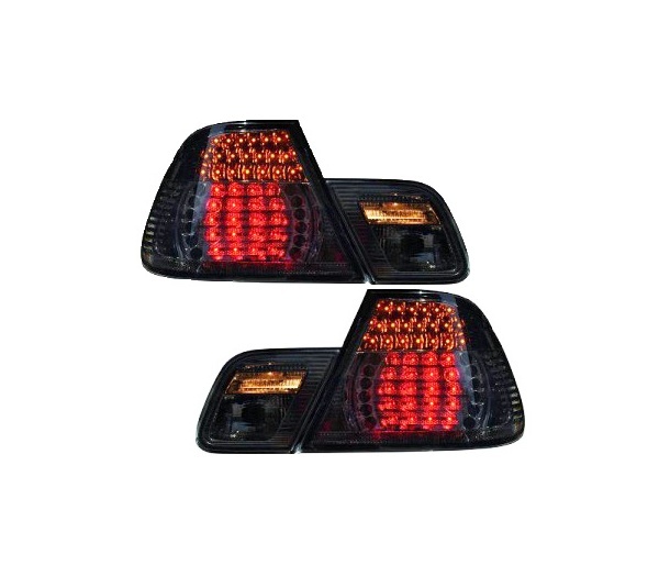 2 Feux arriere BMW E46 Berline LED 01-05 - Fumé Noir
