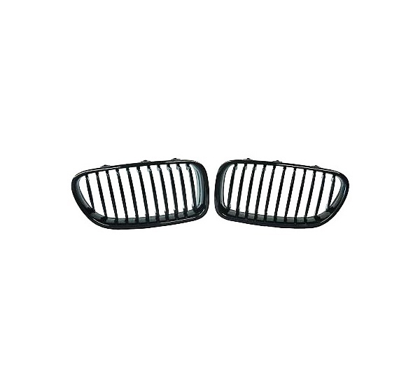 Grilles calandre BMW Serie 5 F10 F11 10-13 - Noir Brillant