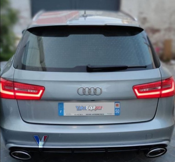 Diffuseur arriere AUDI A6 C7 10-14 - Look RS6
