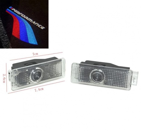 Pack Ghost LED Light Bas de porte Serie 3 5 6 7 X - Logo Mperf