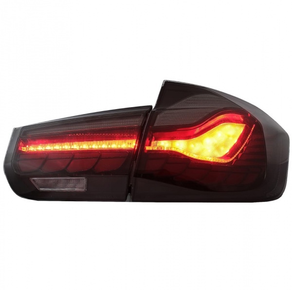 2 Feux arriere OLED dynamiques BMW Serie 3 F30 look M4 - 11-19 - Fumé