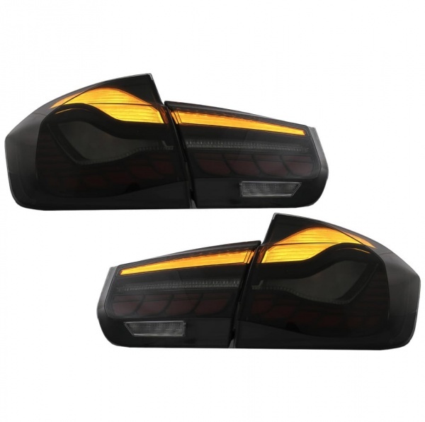 2 Feux arriere OLED dynamiques BMW Serie 3 F30 look M4 - 11-19 - Fumé