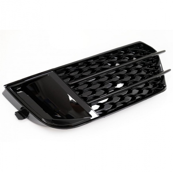 Grilles antibrouillard Audi A1 8X 2010 -2015 - look RS1 noir brillant