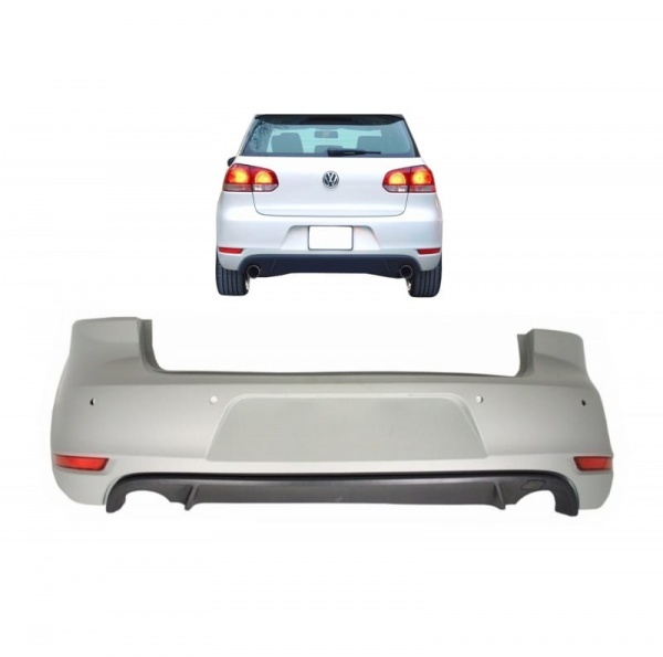 Pare choc arriere VW Golf 6 (VI) look GTI - PDC