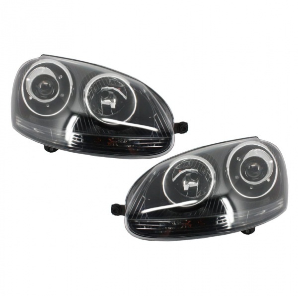2 Phares avant VW golf 5 style GTI - Noir