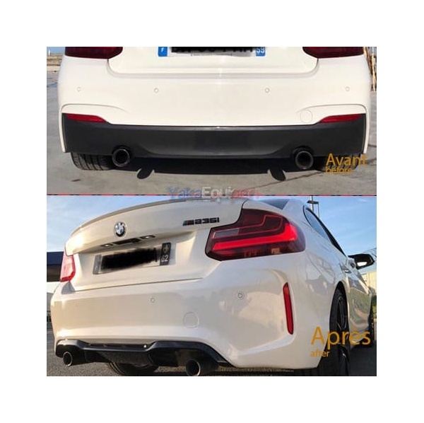 Pare choc arriere BMW Serie 2 F22 2013-2017 - look M2