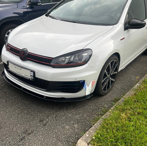 2 Phares avant VW GOLF 6  3D LED 08-12 Noir look GTI