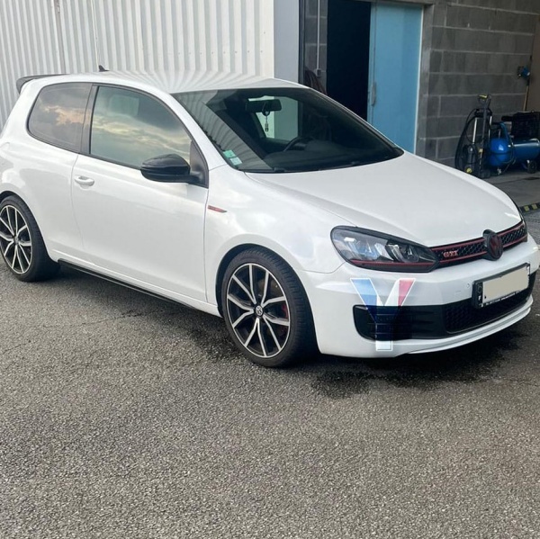 2 Phares avant VW GOLF 6  3D LED 08-12 Noir look GTI
