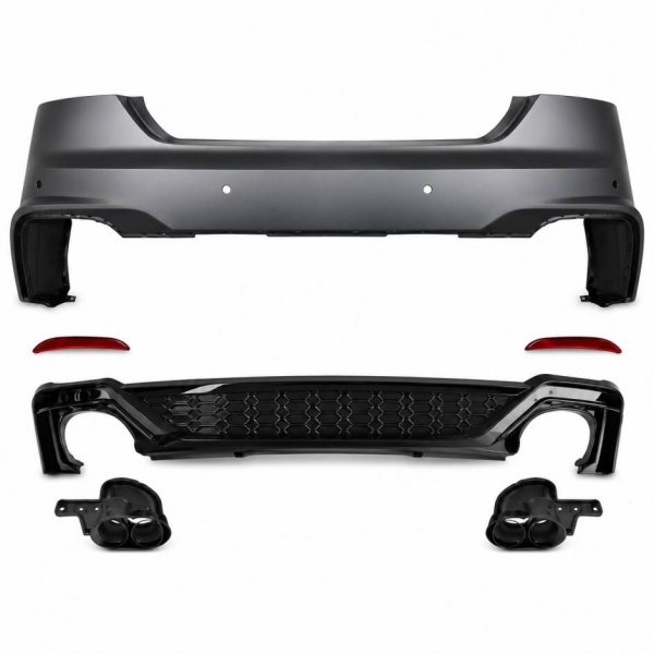 Pare choc arrière look RS5 2020 avec PDC pour Audi A5 16-20