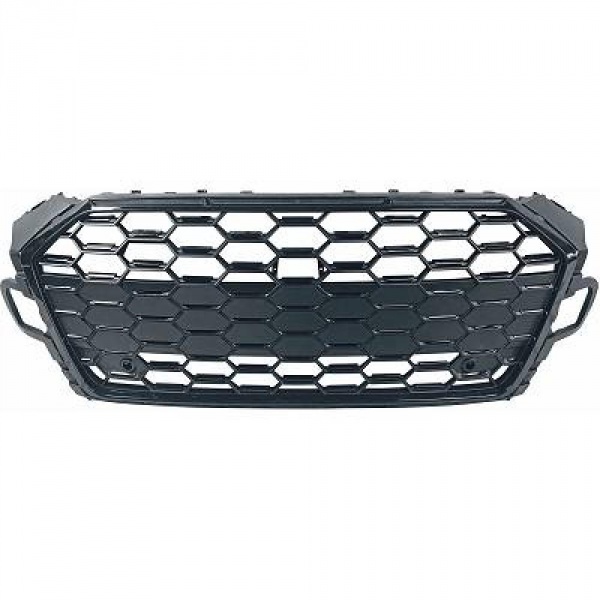 Calandre avant look RS5 cadre brillant intérieur mat avec PDC pour Audi A5 / S5 19-24