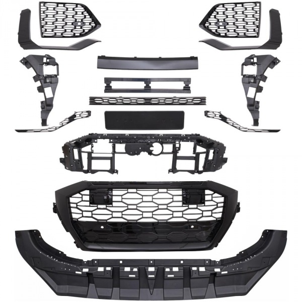 Pare choc avant AUDI Q8 18-25 - Look RSQ8 - Noir
