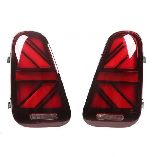 2 Luzes traseiras fullLED dinâmicas Mini R50 R52 R53 01-06 - Vermelho