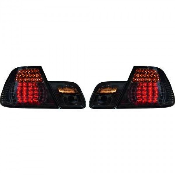 2 Feux arriere BMW E46 Berline LED 01-05 - Fumé Noir