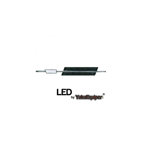 Clignotants repetiteurs LED d'aile BMW Serie 1 E87 E90 E60 E46 M-Look - Noir
