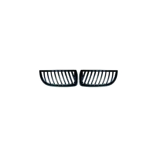 Grilles calandre BMW Serie 3 E90 E91 05-08 - style Carbone
