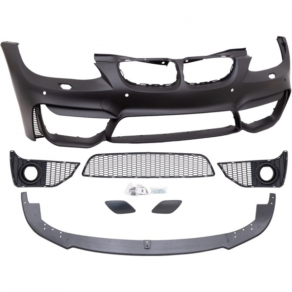 Pare choc avant BMW Serie 3 E92 E93 06-10 - look M4 avec AB + lame