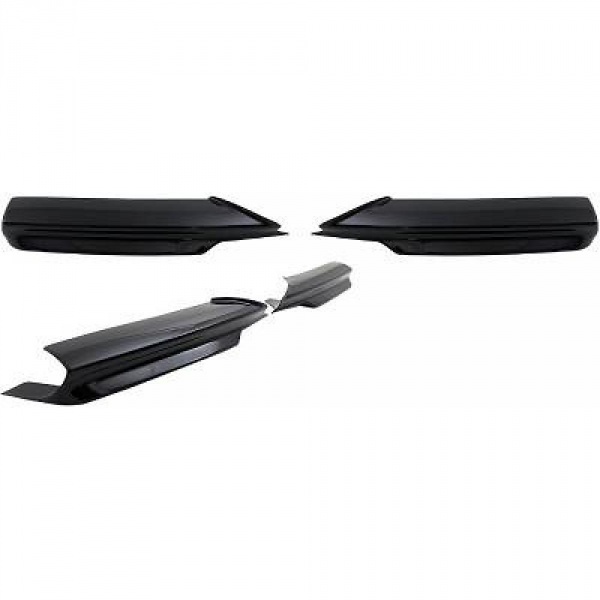 2 Splitters pour pare choc M - BMW Serie 3 E90 E91 05-08  - noir brillant