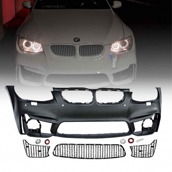 Pare choc avant BMW Serie 3 E92 E93 LCI 10-14 - look M4 - PDC