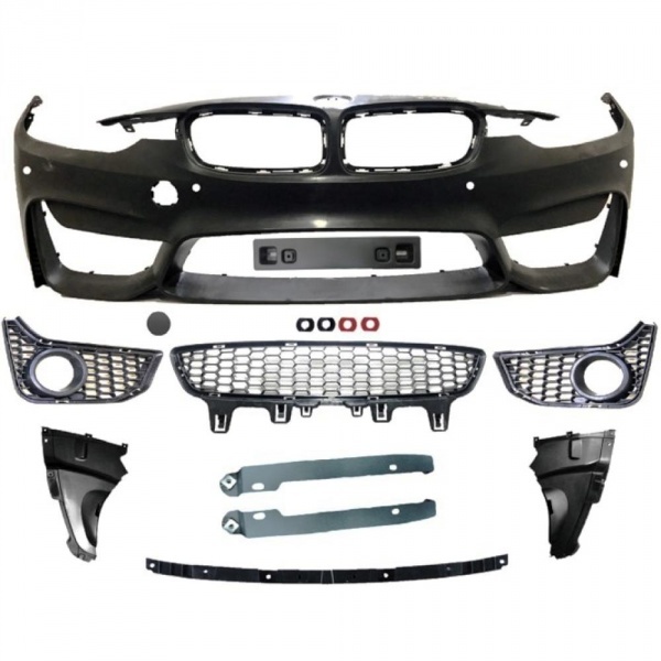 Pare choc avant look M3 avec PDC pour BMW Série 3 F30 / F80 11-18