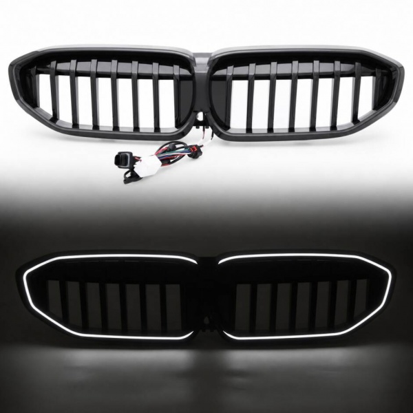 Calandre avant look Performance simple barre avec LED pour BMW Série 3 G20 / G28 / G80 19-22